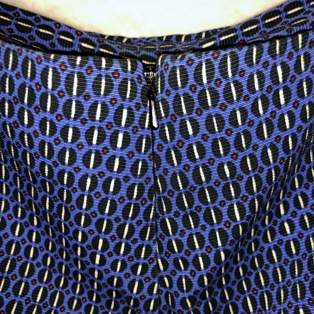Topshop Geo Tile Print Skort Hemline Notch Sz 12 - Picture 7 of 8